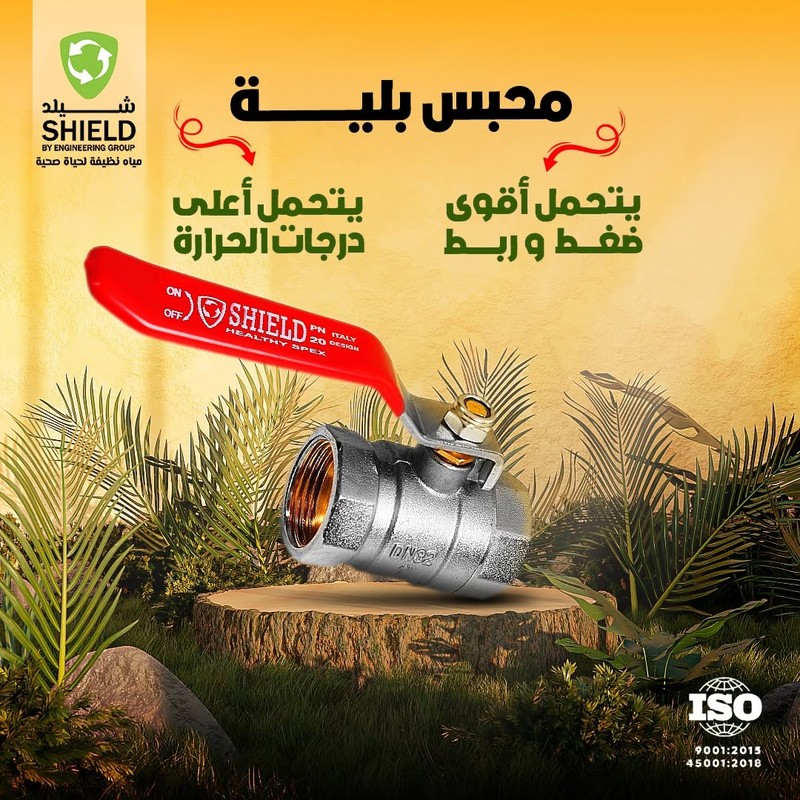 محبس بلية 3/4" شيلد
