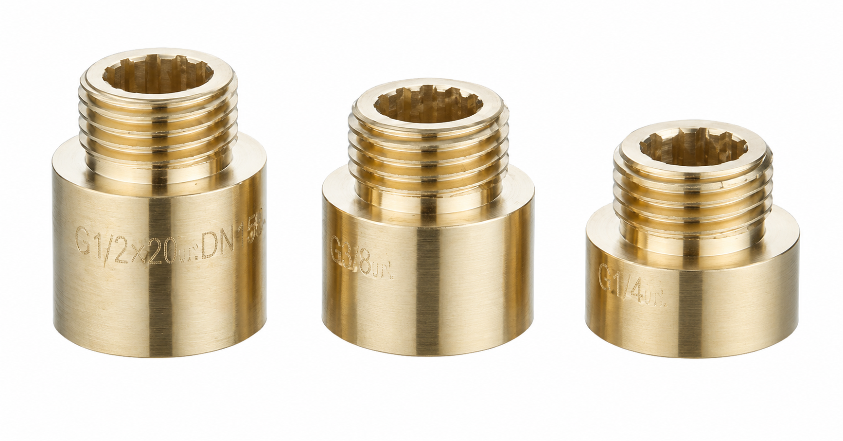 طقم جلبة تطويل هواي نحاسي 1/2 بوصة HY-160CU (طلب مسبق)