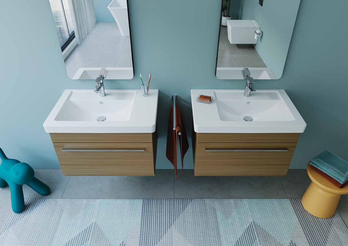 حوض موبيليا إيكاروس 85 سم ساني بيور برجمون