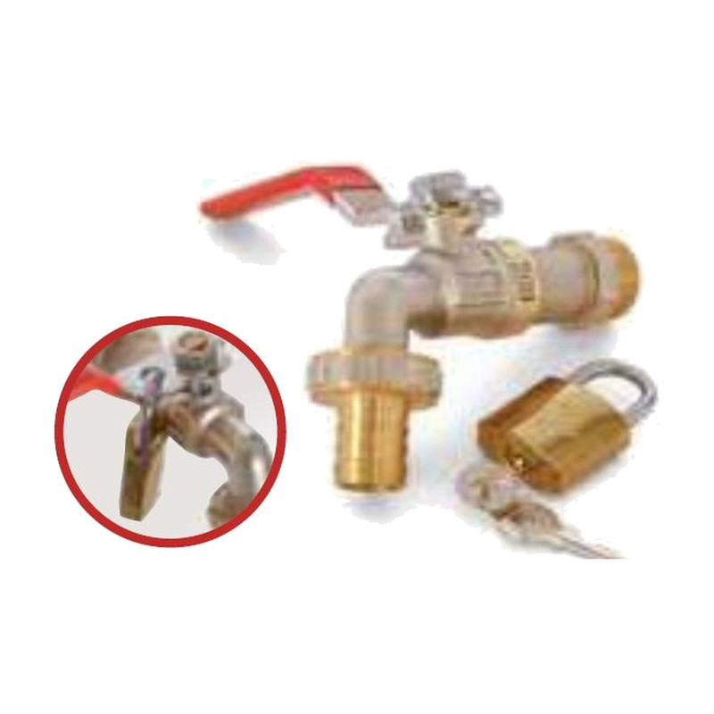 حنفية بلية نحاس بقفل سمارت كوبر PG-BC-28 1/2 بوصة