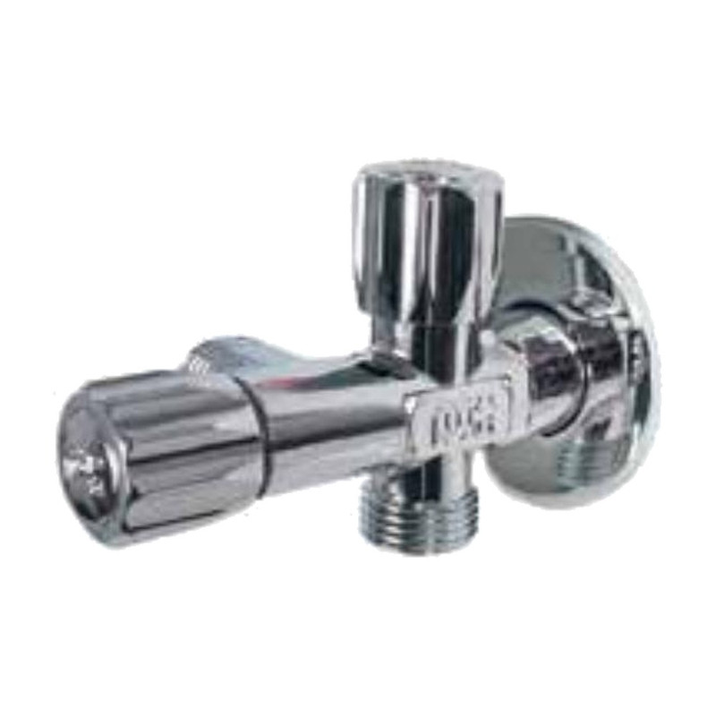 محبس زاوية دبل مقبض نحاس سمارت كوبر PG-AV-288 1/2 × 1/2 بوصة